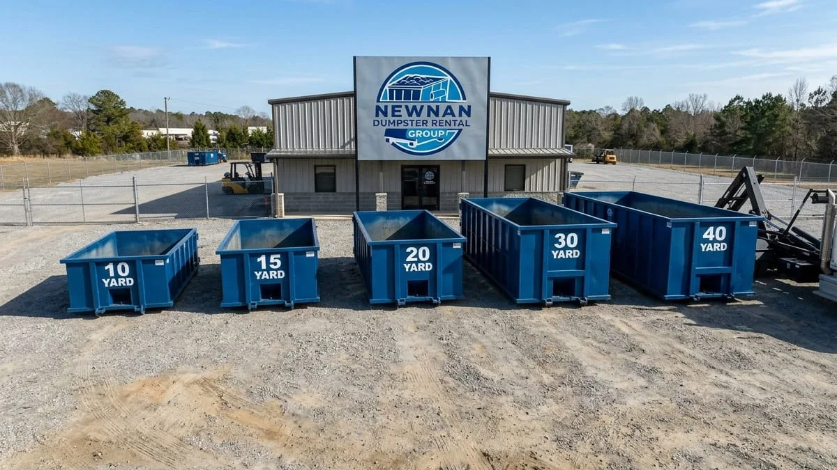 What Actually Drives Dumpster Rental Cost in Newnan?