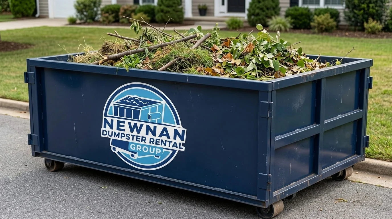 Yard Waste Dumpster Rental Newnan GA-img